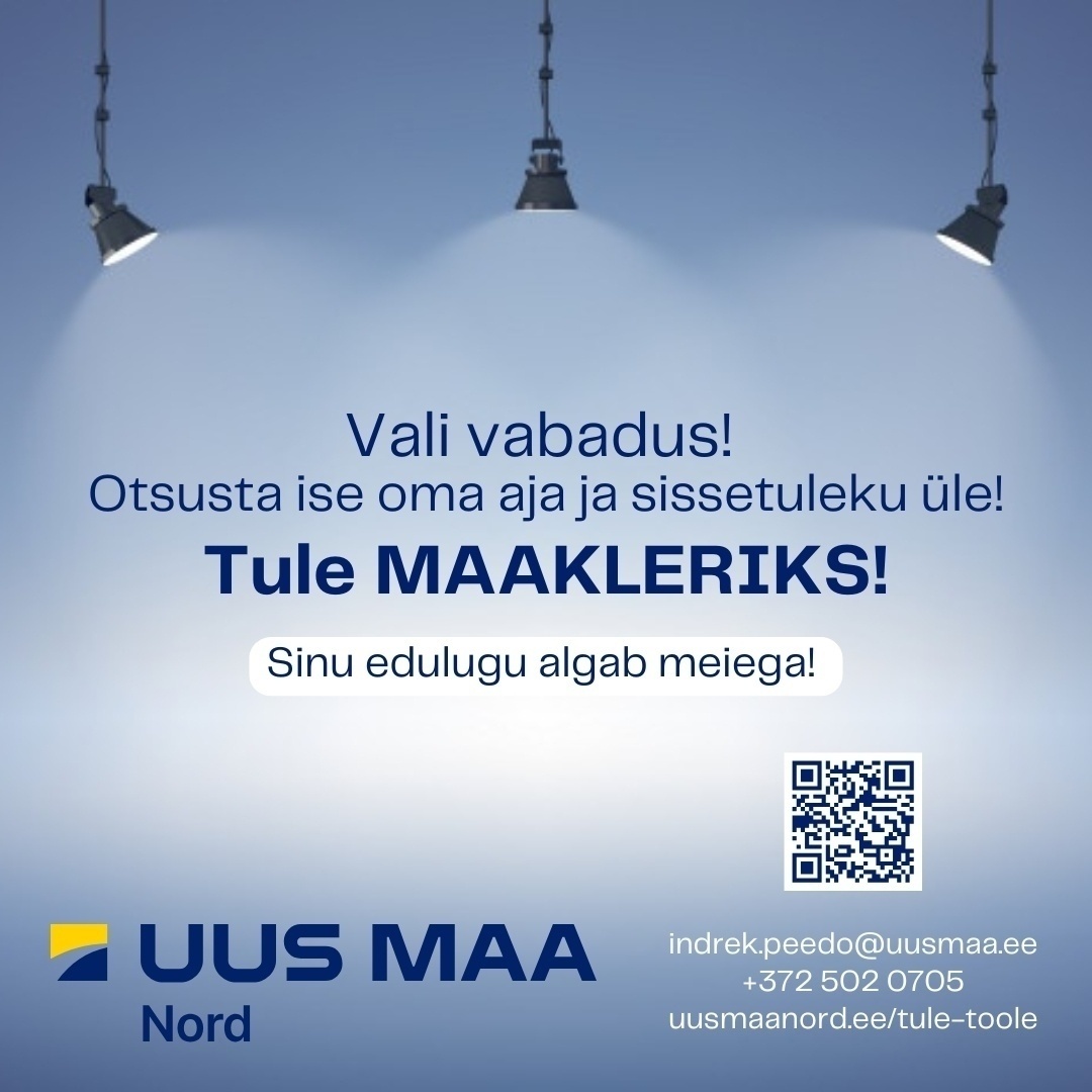 UUS MAA NORD Kinnisvaramaakler