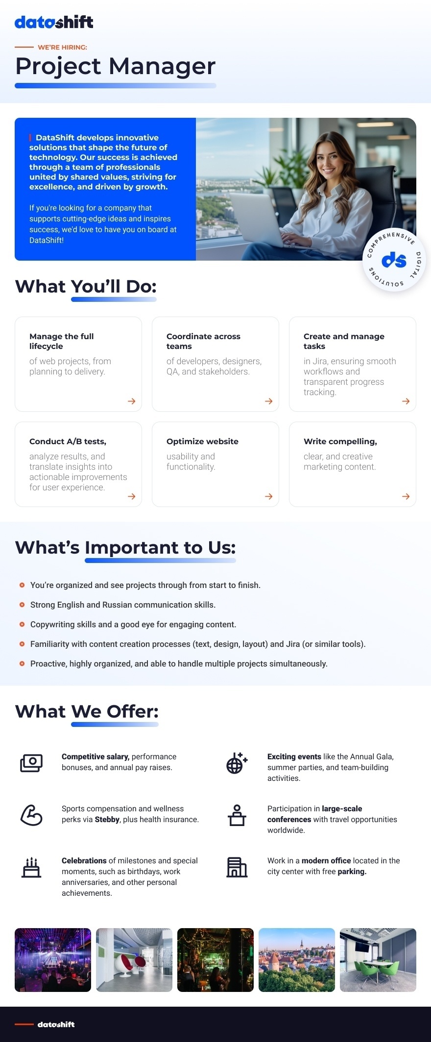 DataShift OÜ Project Manager