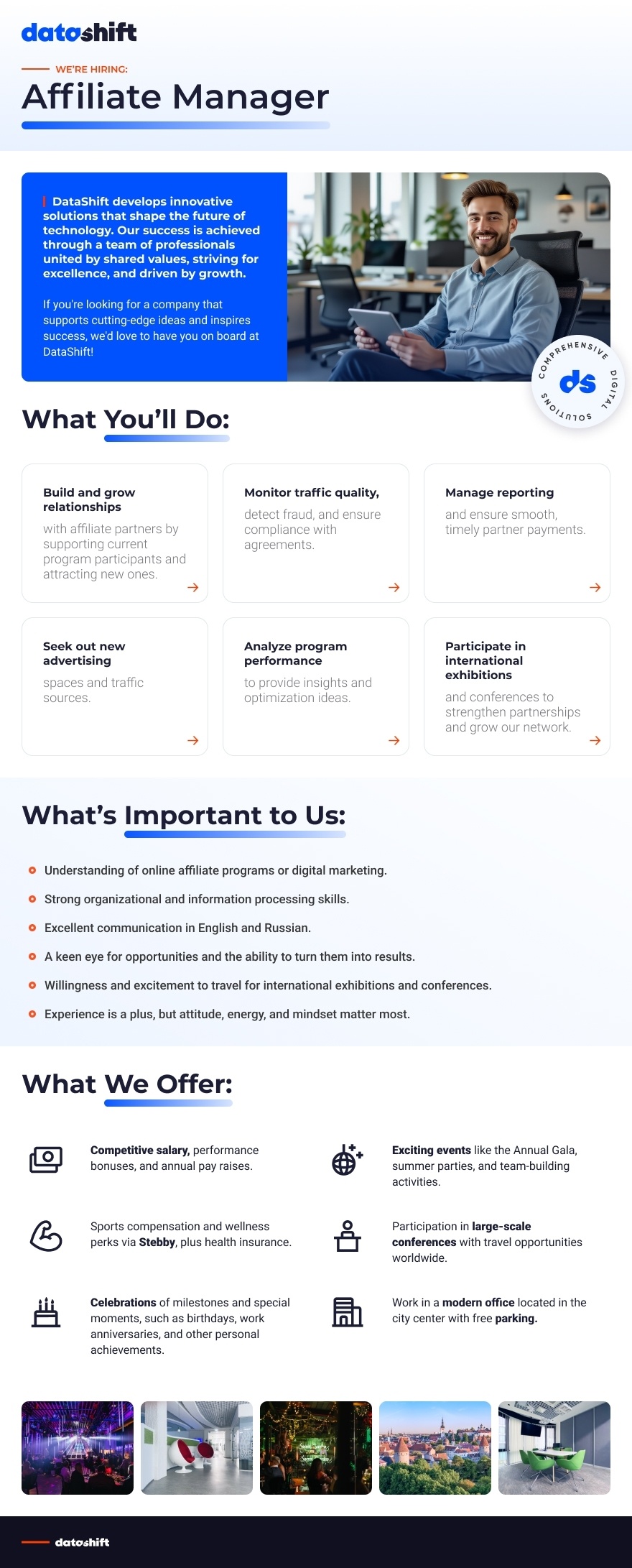 DataShift OÜ Affiliate Manager