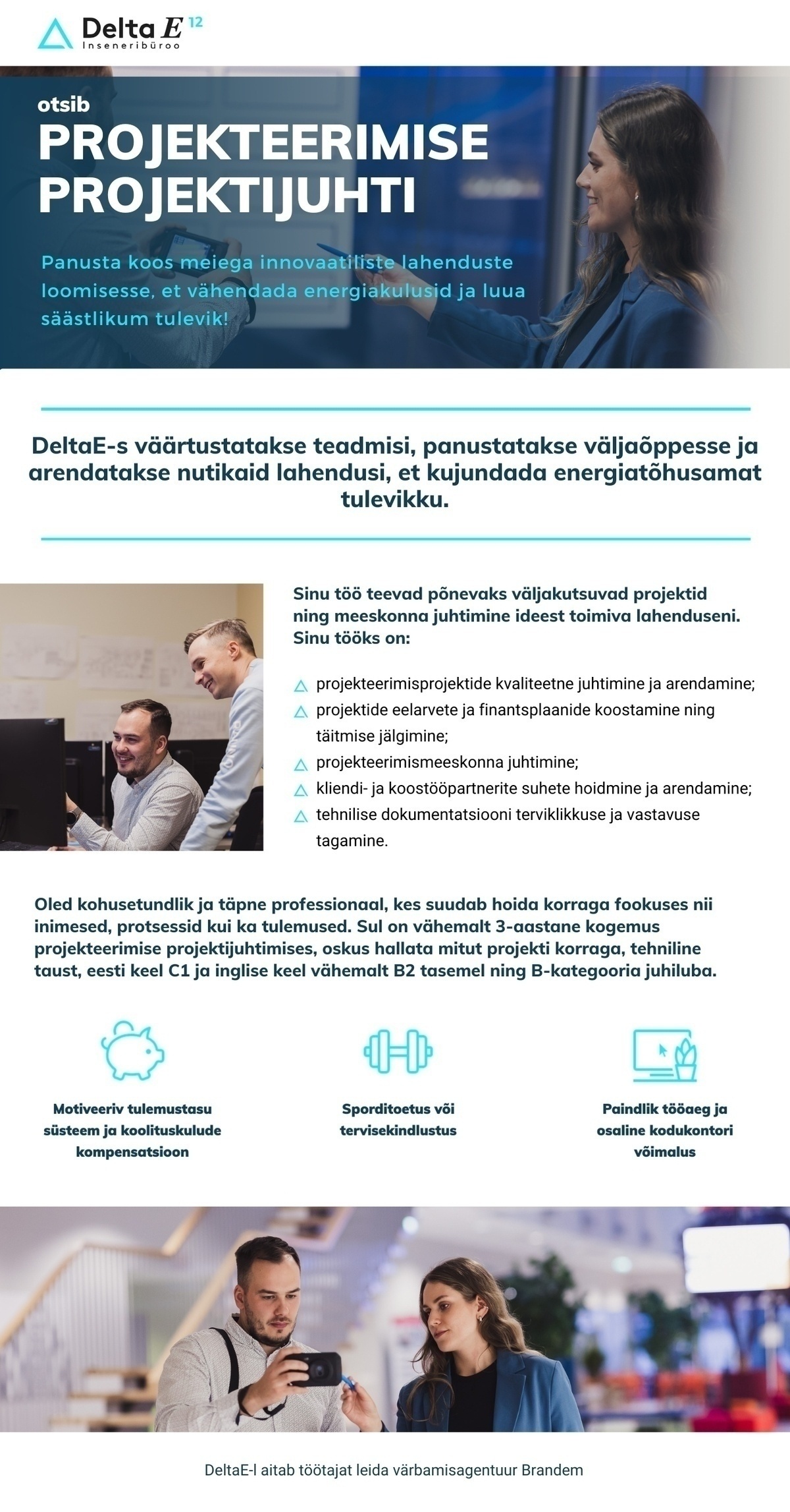 DeltaE Insenerid OÜ Projekteerimise projektijuht