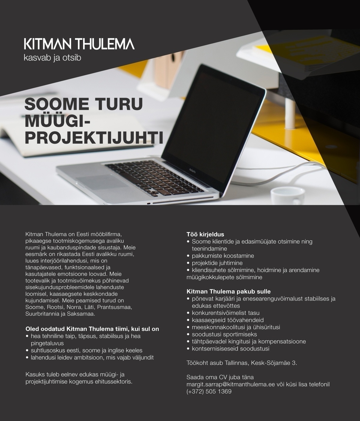 Kitman Thulema AS Soome müügi-projektijuht