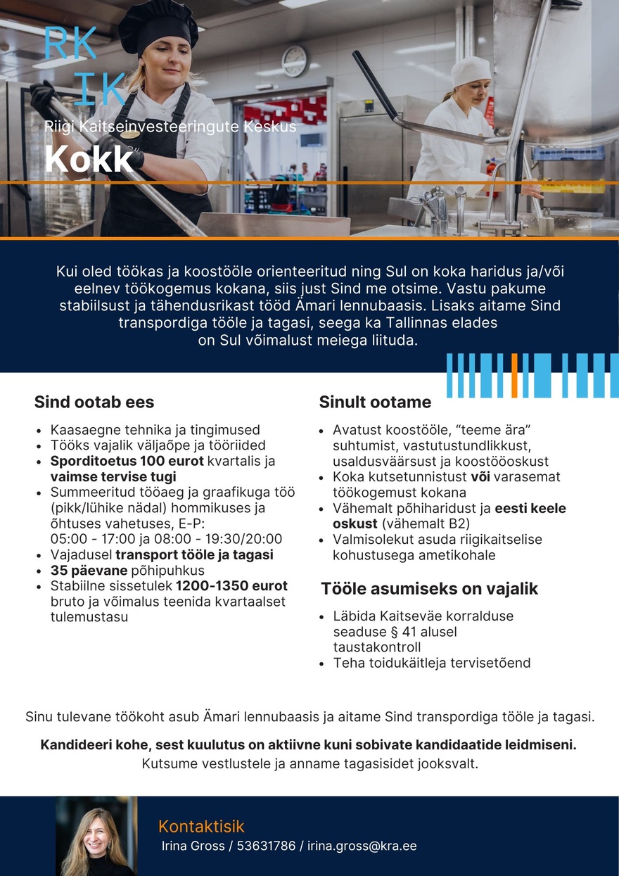 Riigi Kaitseinvesteeringute Keskus Kokk (Ämari)
