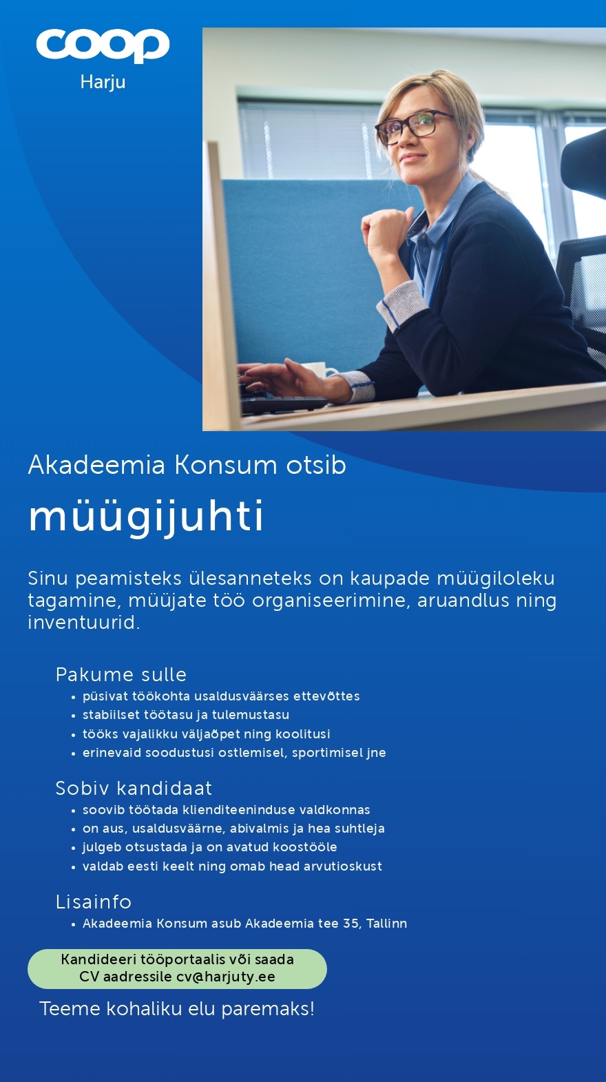 Harju Tarbijate Ühistu Müügijuht Akadeemia Konsum (Coop Harju)