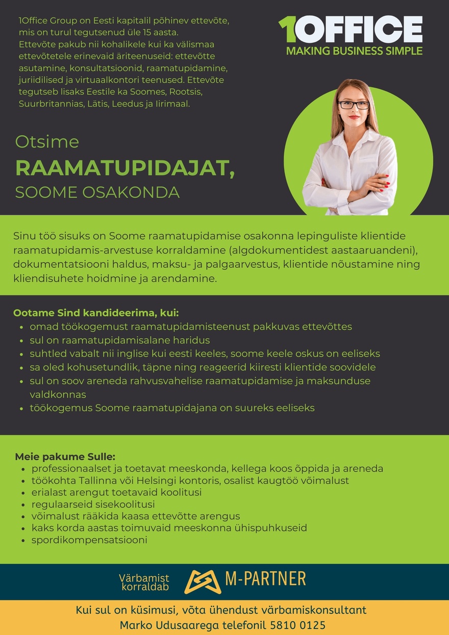 M-Partner HR Raamatupidaja