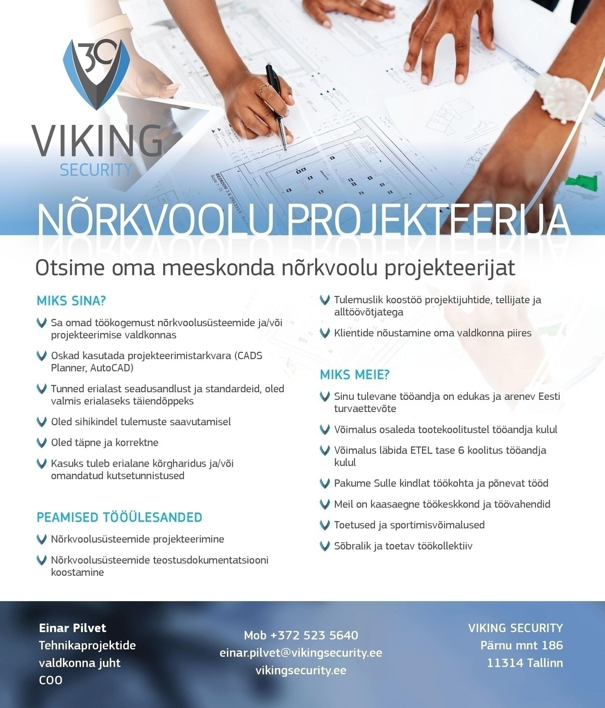 Viking Security AS Nõrkvoolu projekteerija