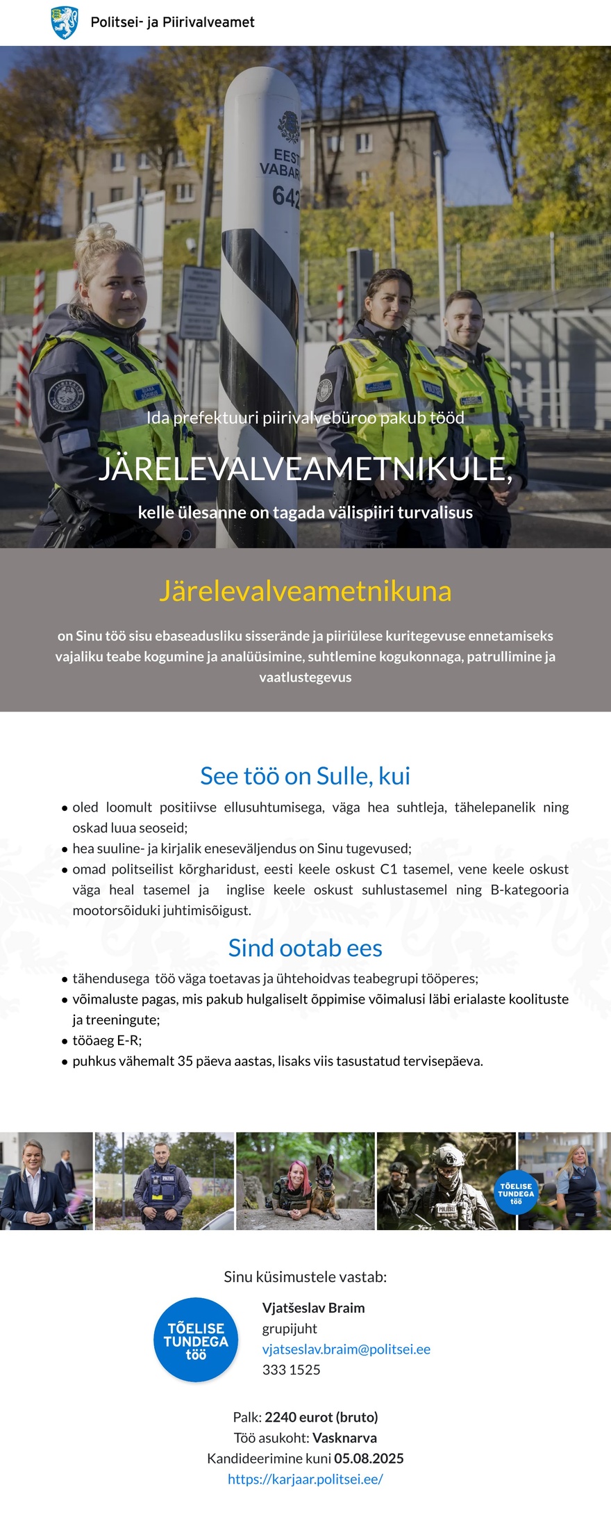 Politsei- ja Piirivalveamet Järelevalveametnik