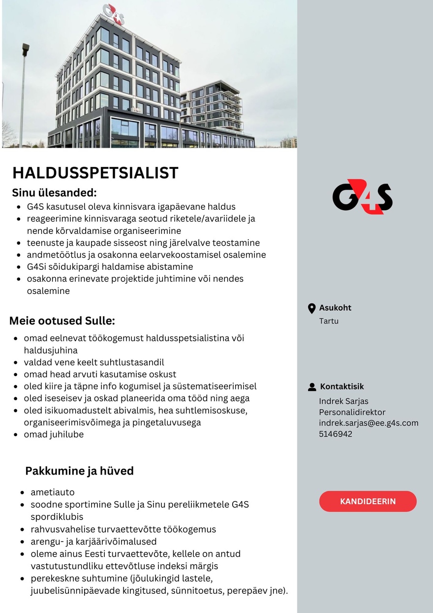 G4S HALDUSSPETSIALIST