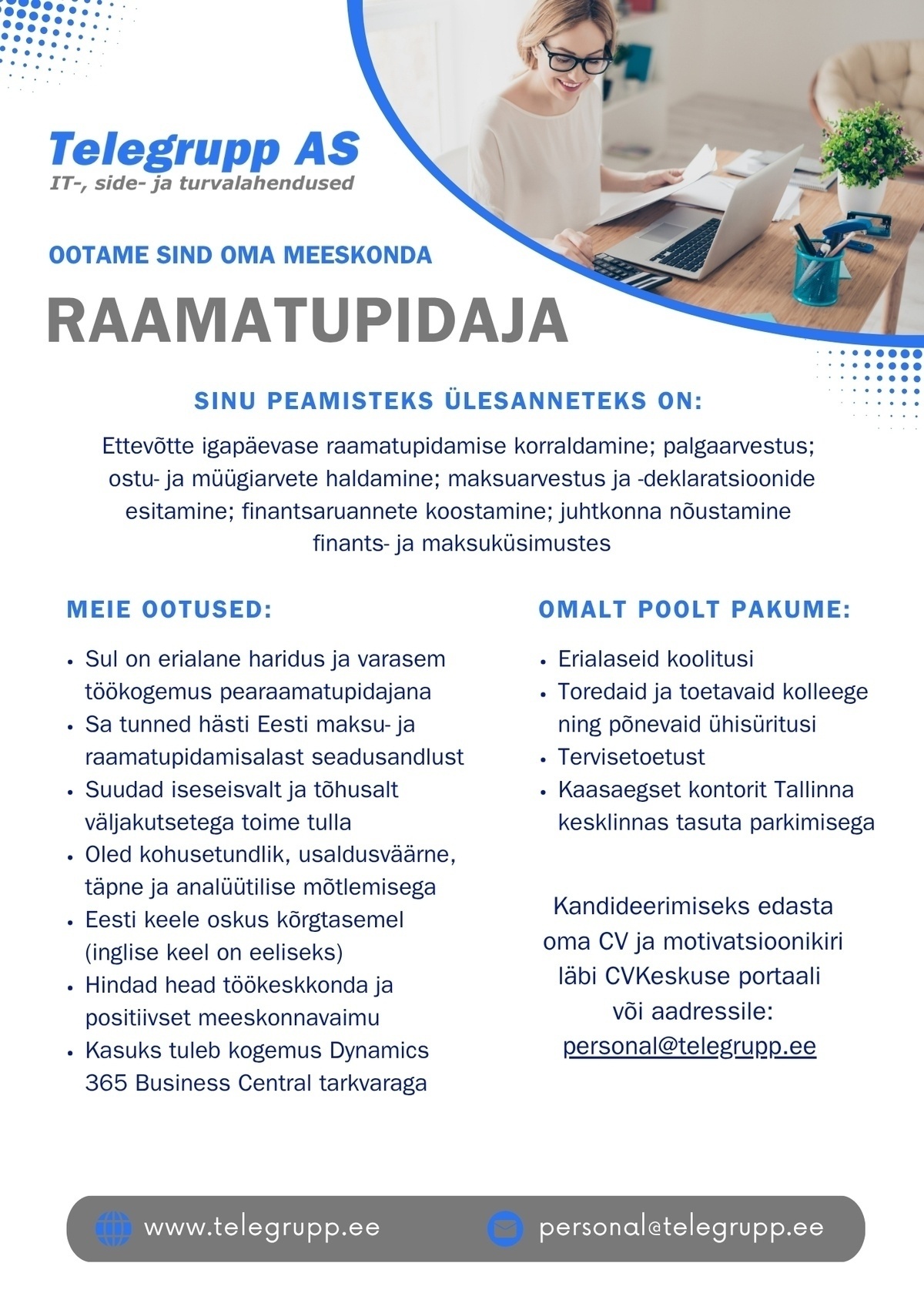 Telegrupp AS Raamatupidaja
