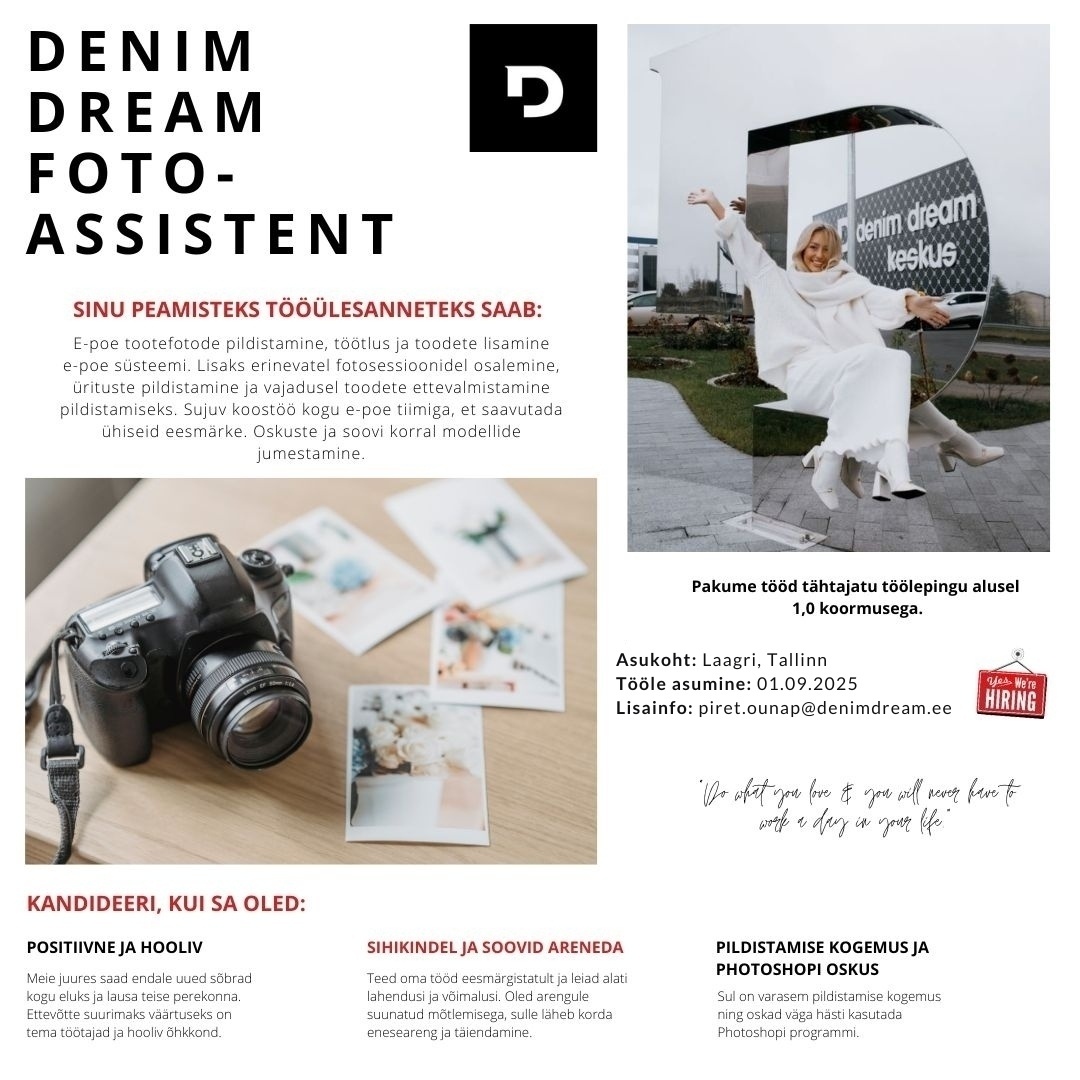 Põldma Kaubanduse AS Denim Dream FOTOASSISTENT