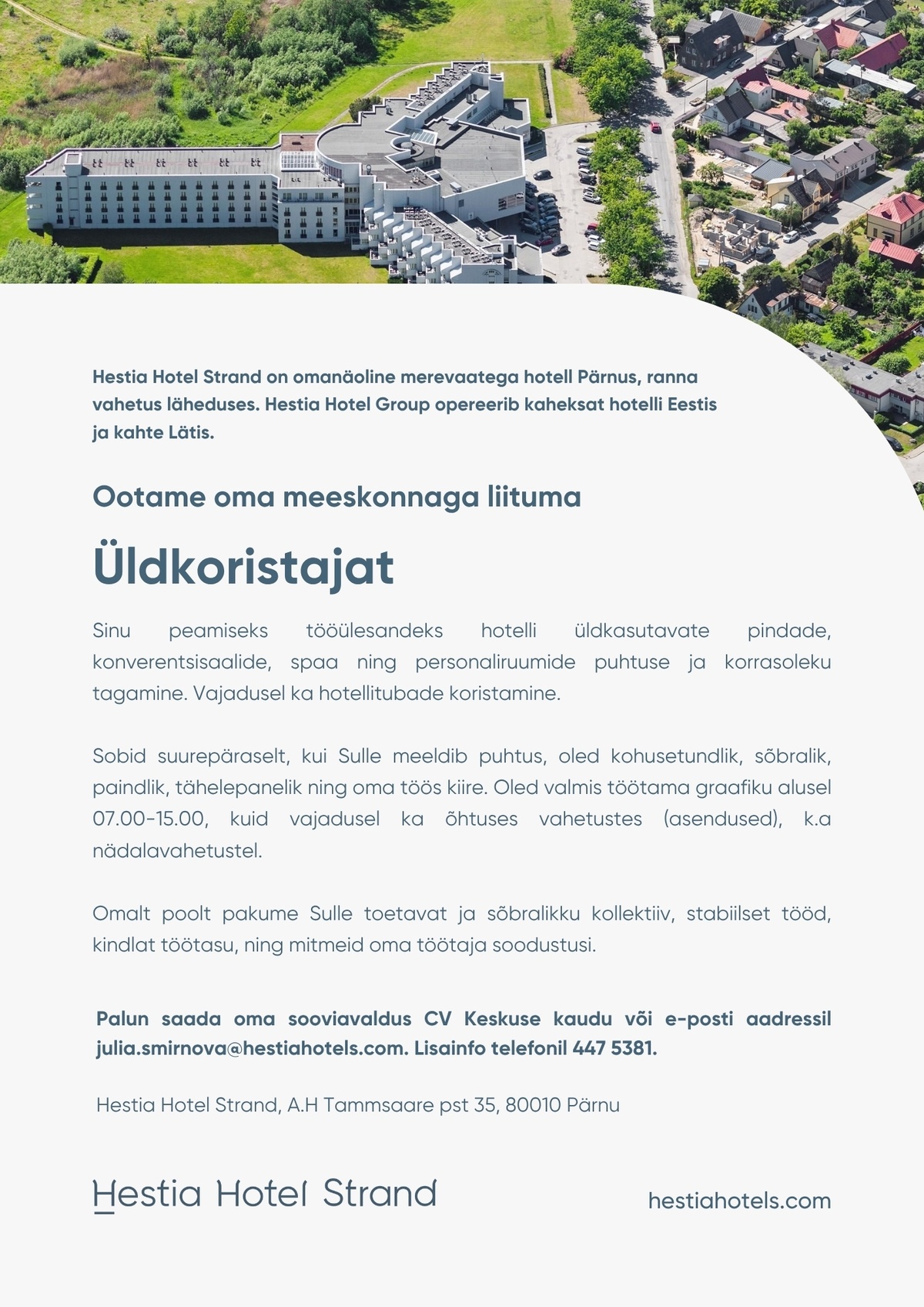 Hestia Hotel Strand Üldkoristaja