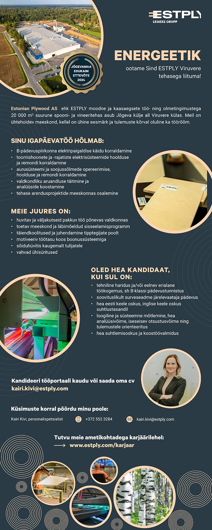 ESTONIAN PLYWOOD AS Energeetik