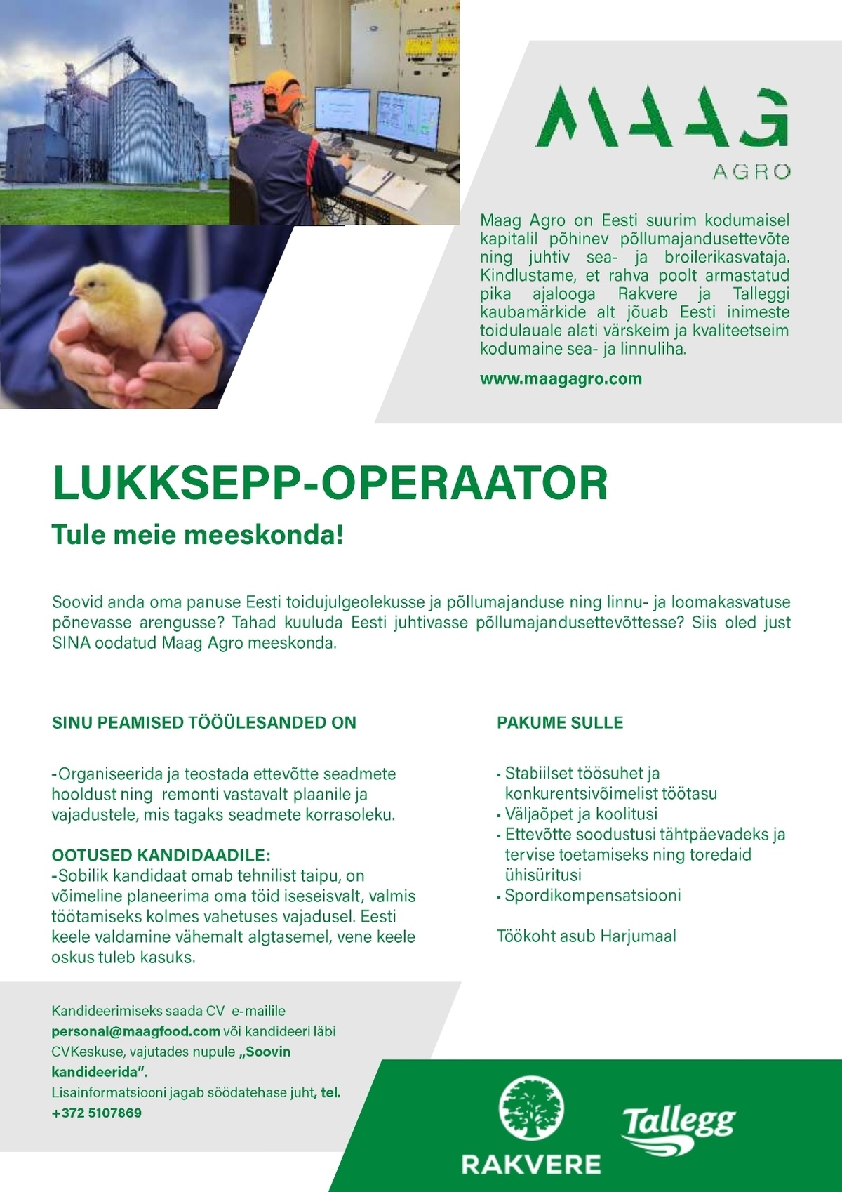 Maag Agro AS Lukksepp-operaator
