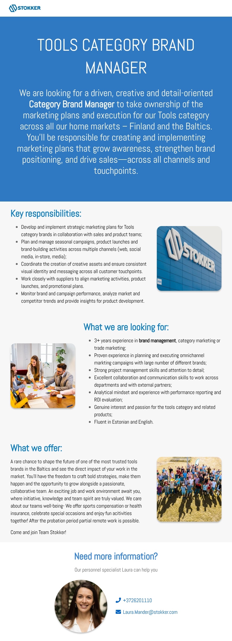 AS Stokker Tools Category Brand Manager