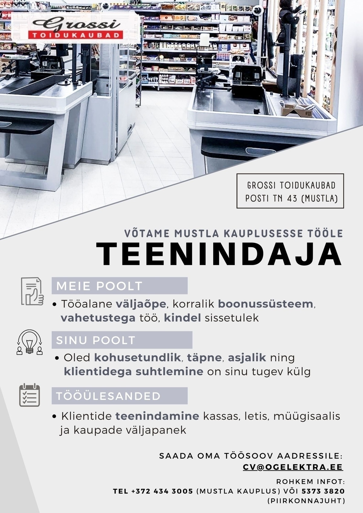 OG Elektra AS Teenindaja (Mustla)