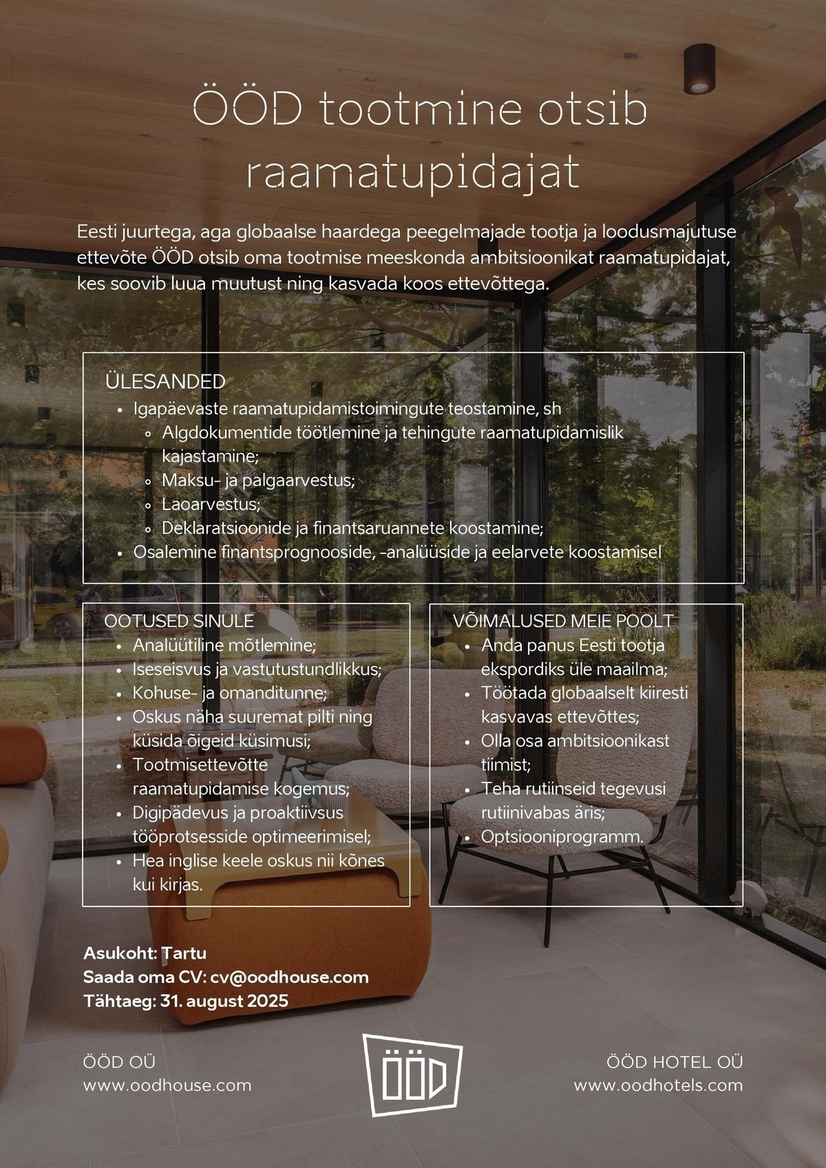 ÖÖD OÜ Raamatupidaja