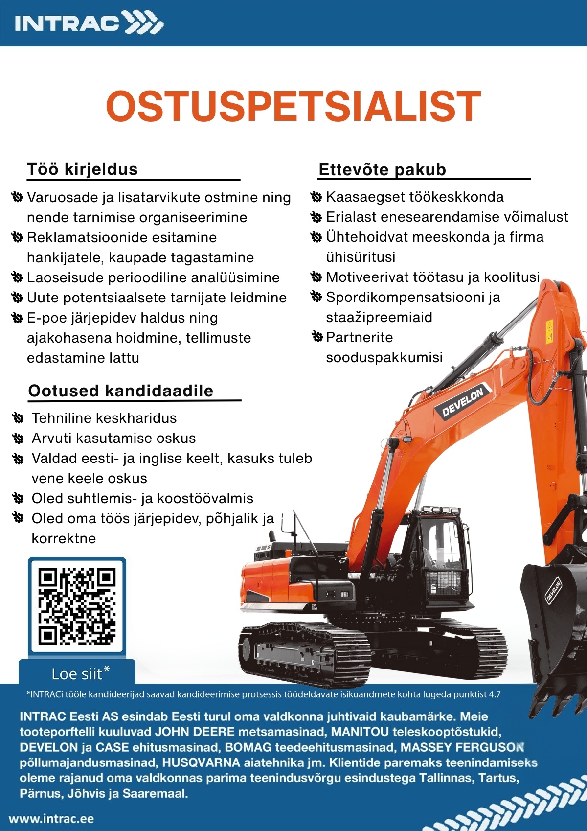 Intrac Eesti AS Ostuspetsialist