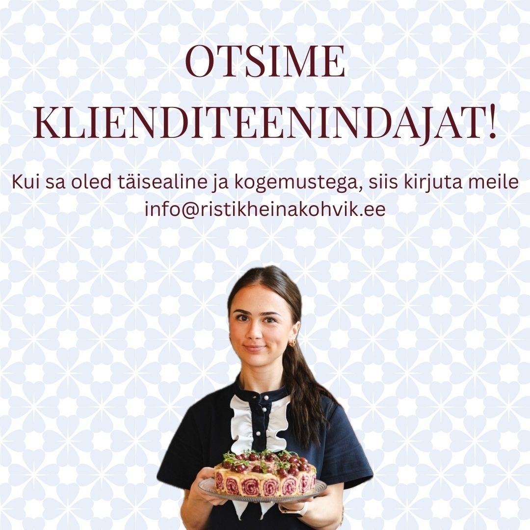 RISTIKHEINA KOHVIK OÜ Klienditeenindaja-barista