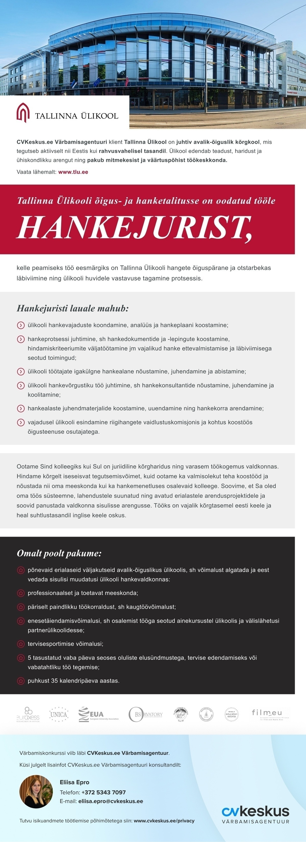 Tallinna Ülikool Hankejurist