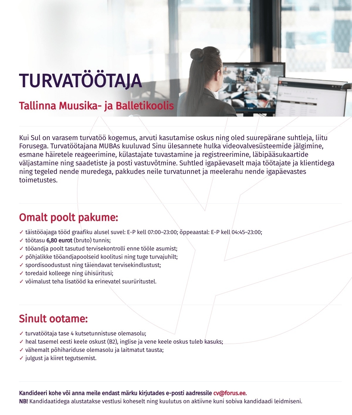 Forus Security AS Turvatöötaja MUBAs