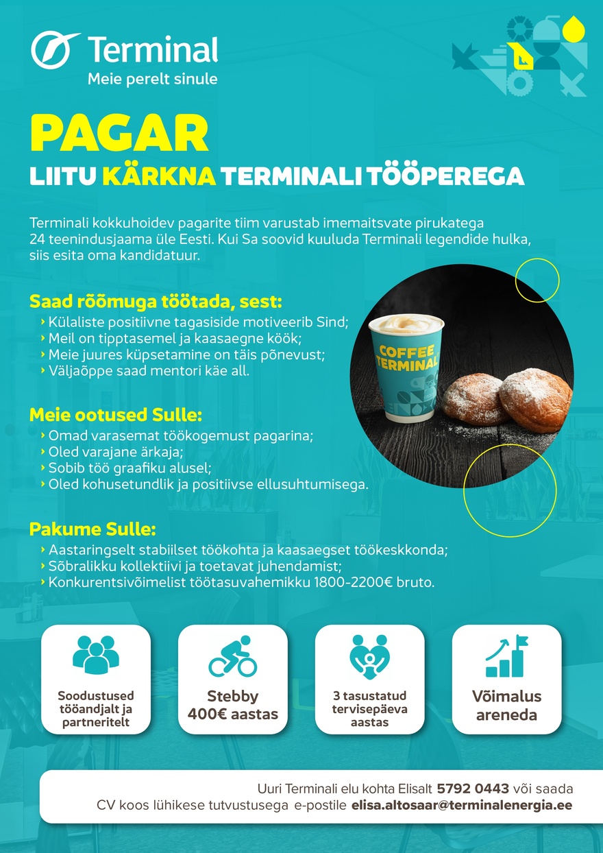 AS Terminal Pagar AS Terminal Kärkna pagarikotta