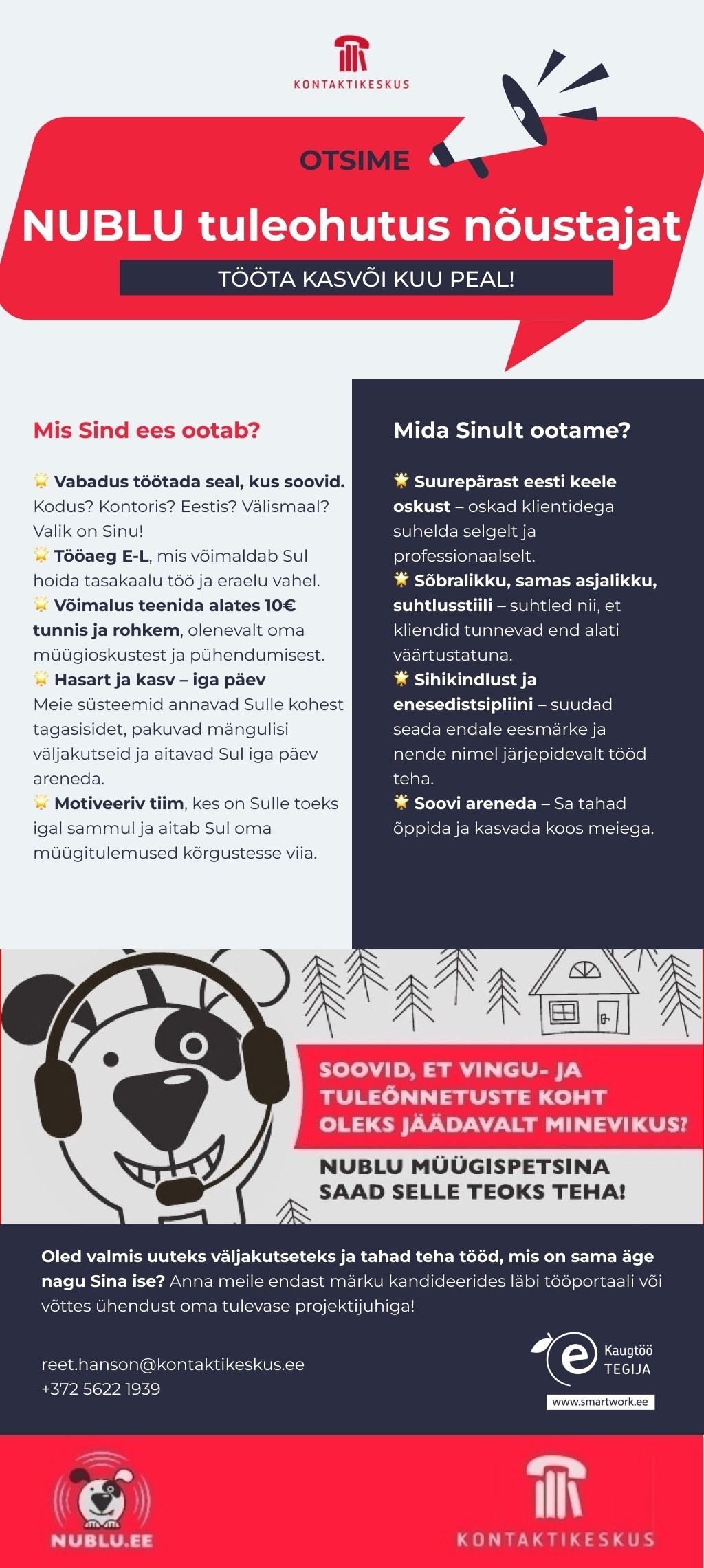 KONTAKTIKESKUS OÜ NUBLU tuleohutus nõustaja