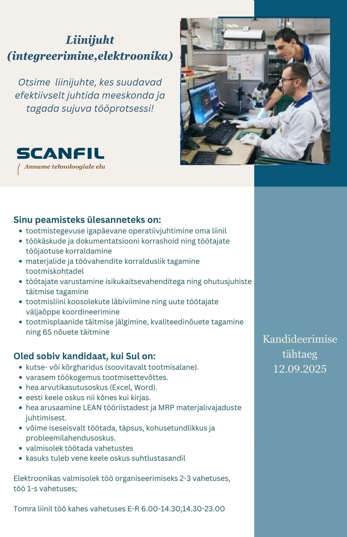 Scanfil OÜ Liinijuht