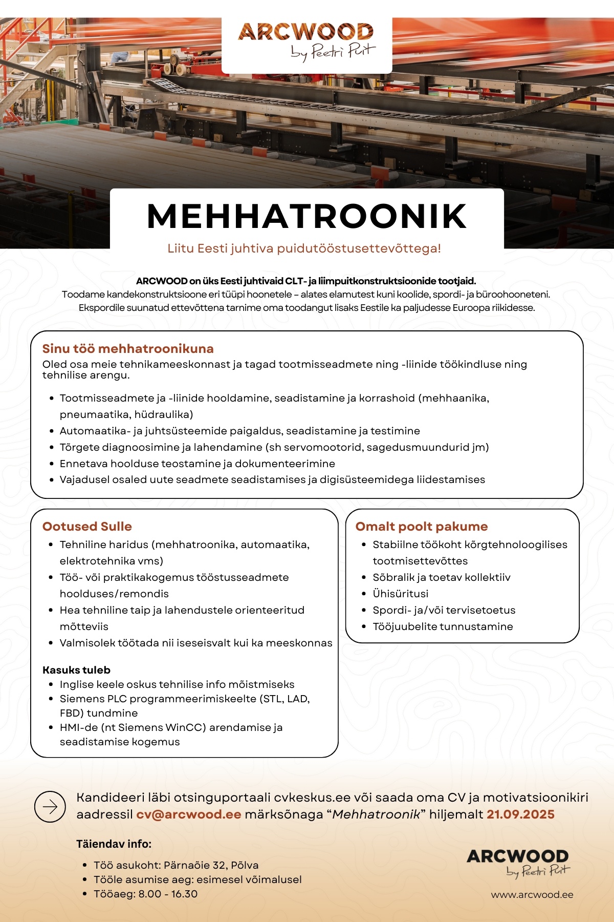 Peetri Puit OÜ Mehhatroonik