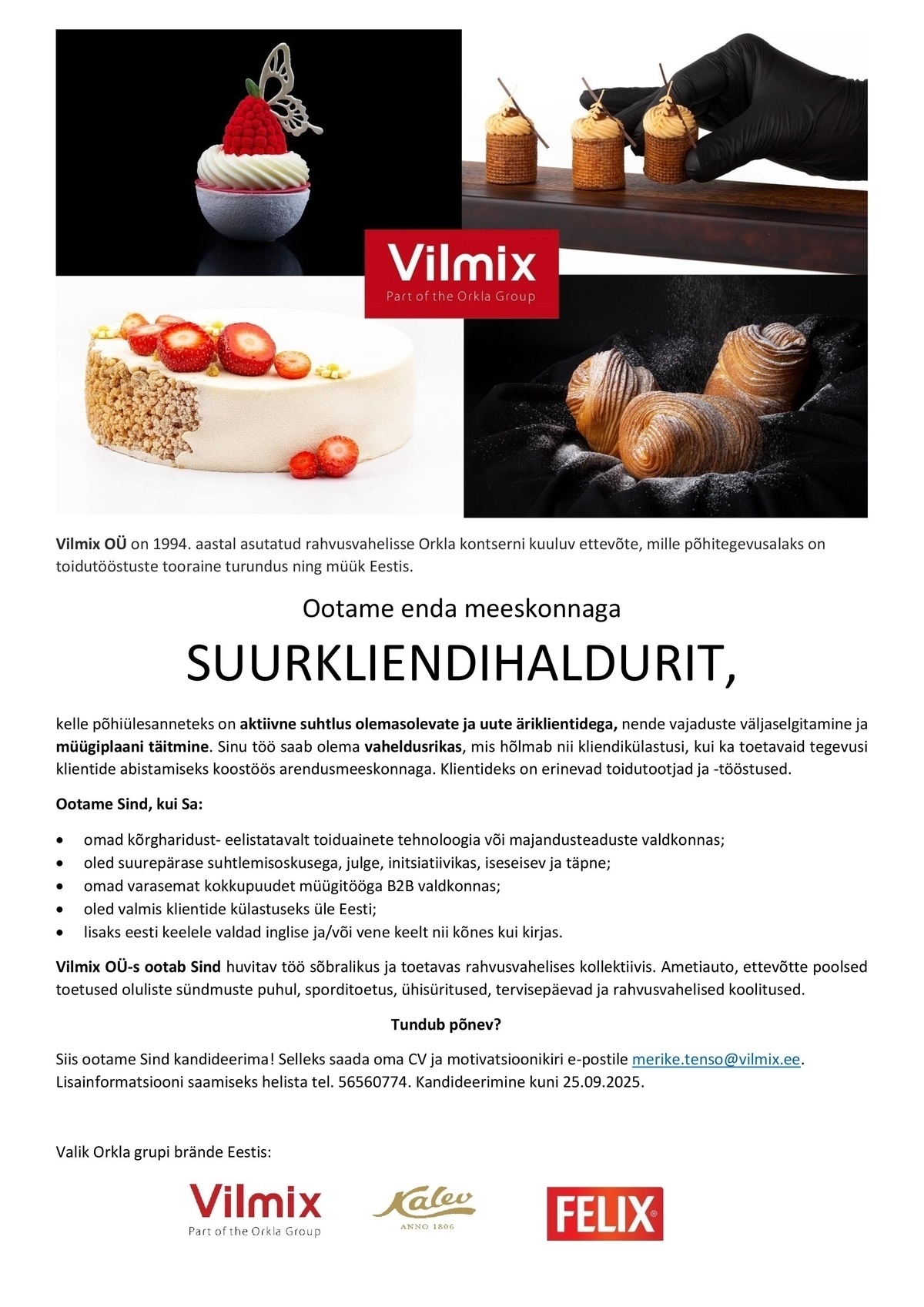 VILMIX OÜ Üle-Eestiline suurkliendihaldur