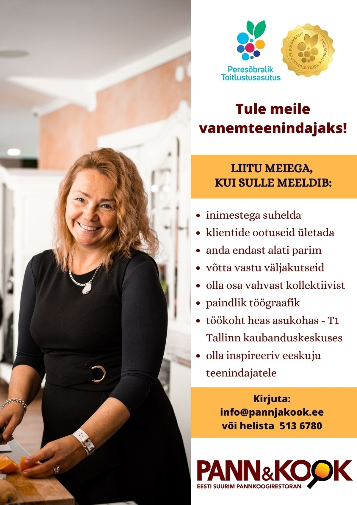 ELAMUS INVEST OÜ Vanemteenindaja