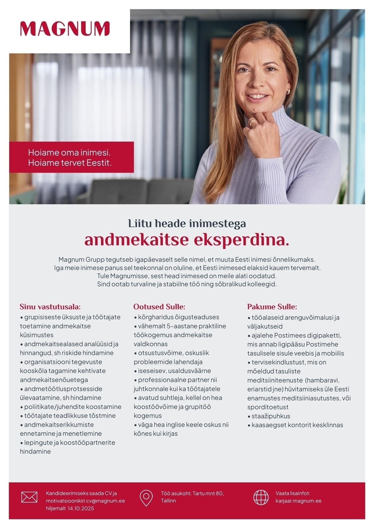 Magnum AS Andmekaitse ekspert