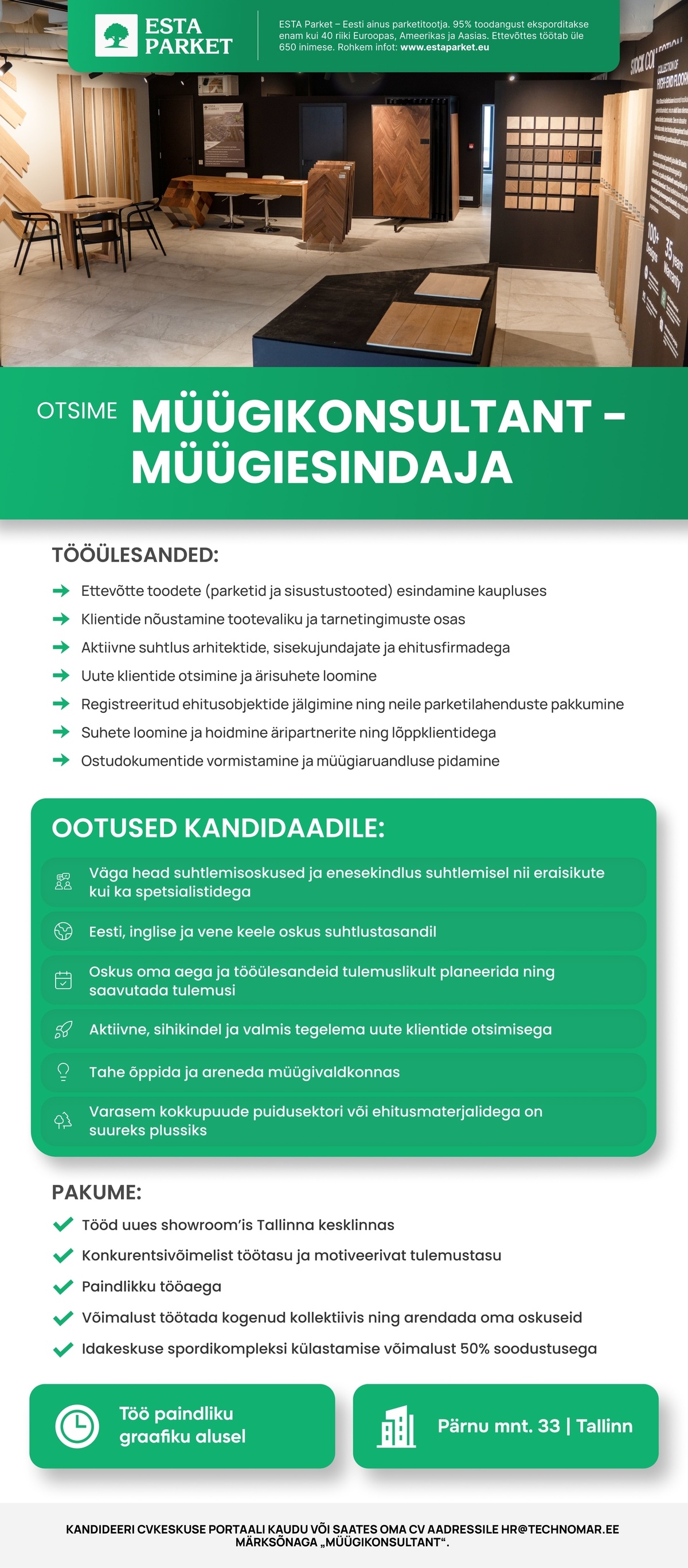 TECHNOMAR & ADREM AS Müügiesindaja