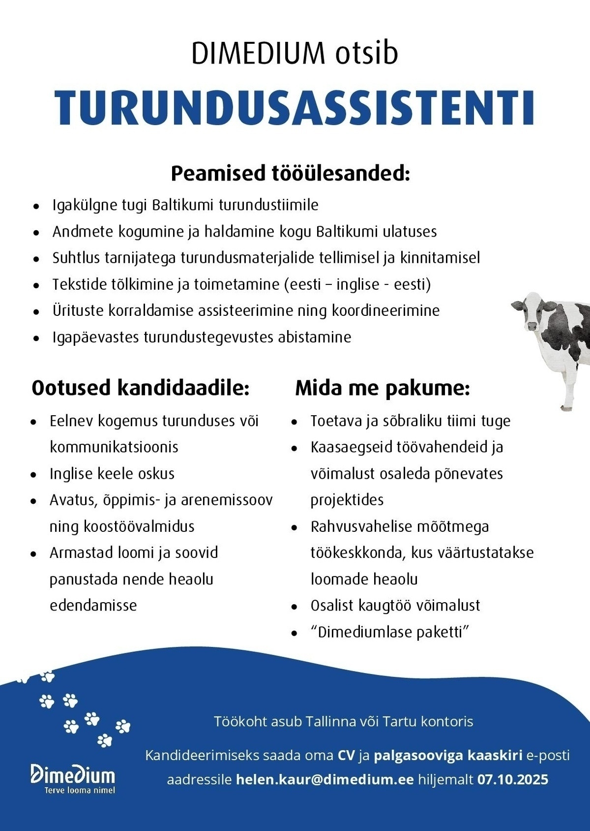 Dimedium AS Turundusassistent