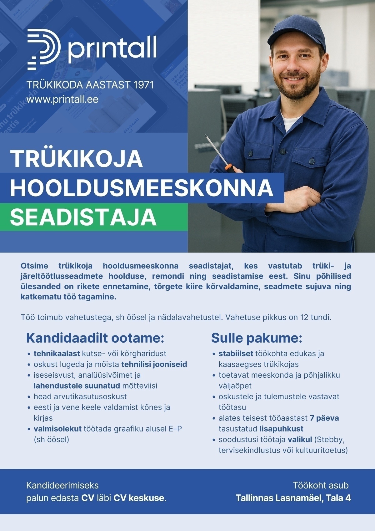 Printall AS Seadistaja