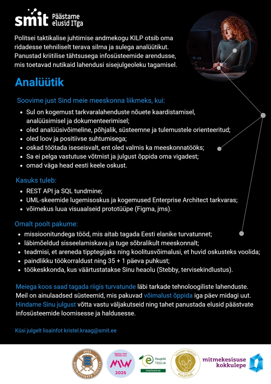 Siseministeeriumi infotehnoloogia- ja arenduskeskus Analüütik (piiriteenused)
