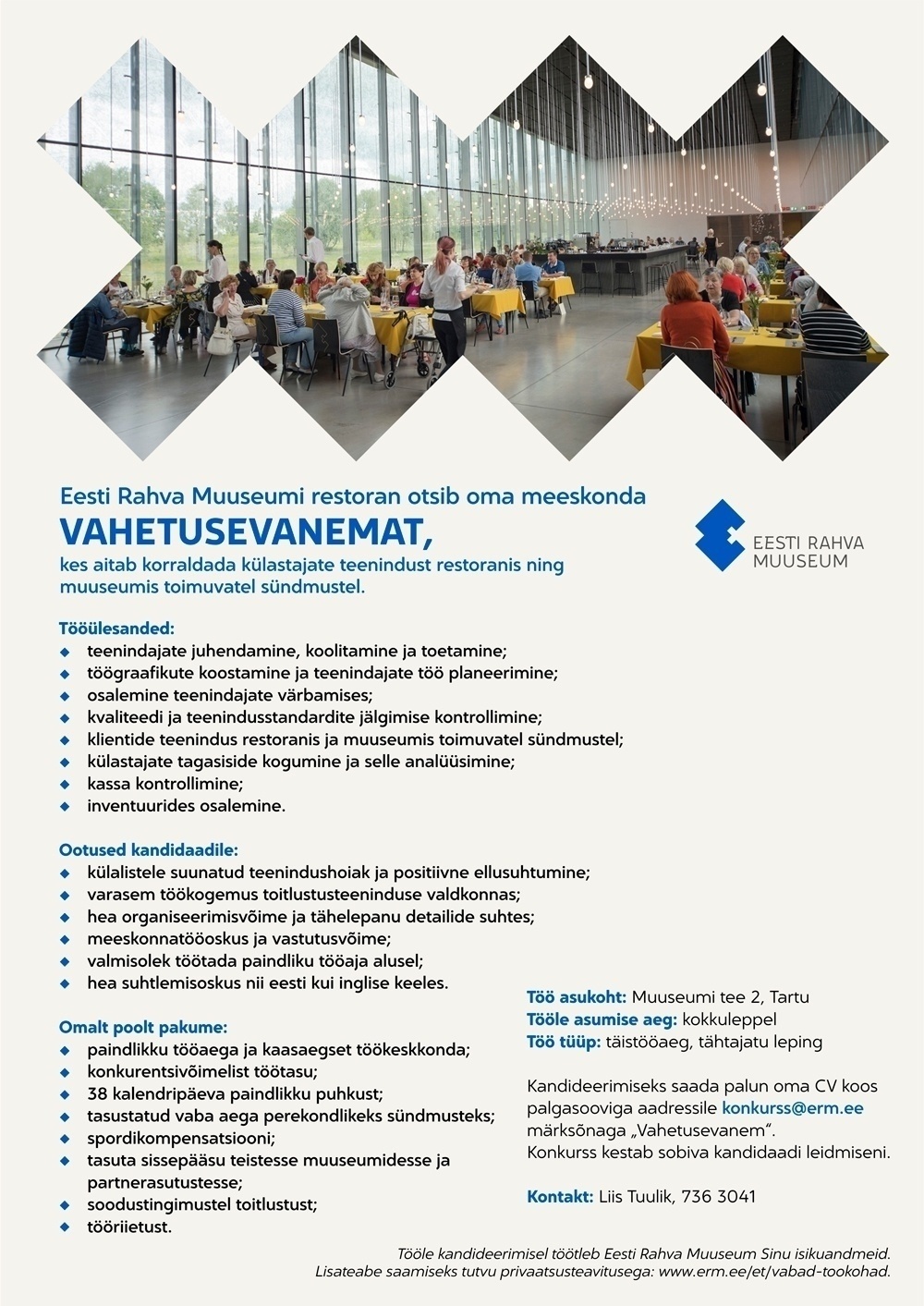 Eesti Rahva Muuseum Vahetusevanem