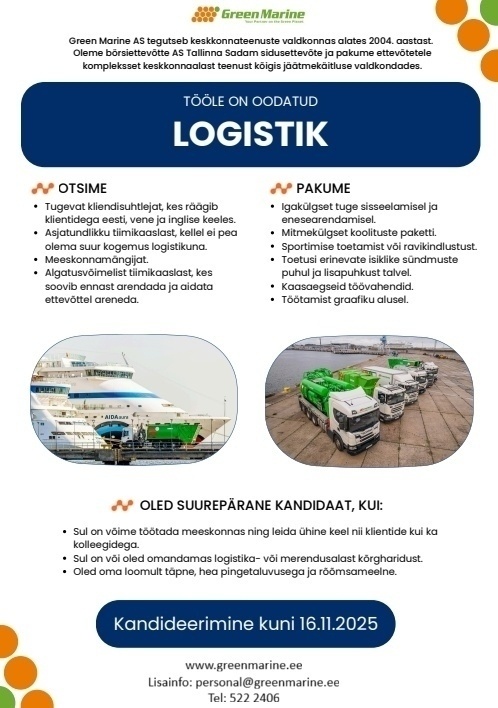 Green Marine AS Logistik