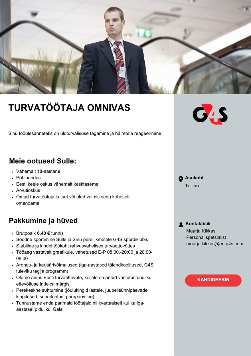 AS G4S Eesti Turvatöötaja Omnivas