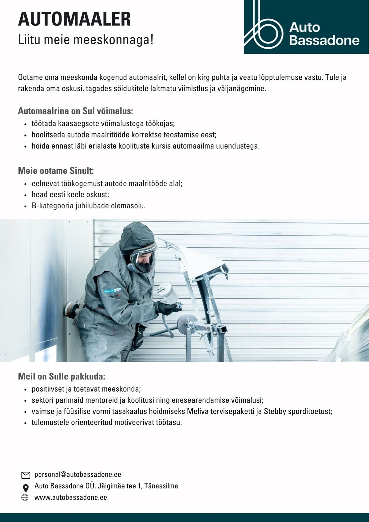 Auto Bassadone OÜ Automaaler