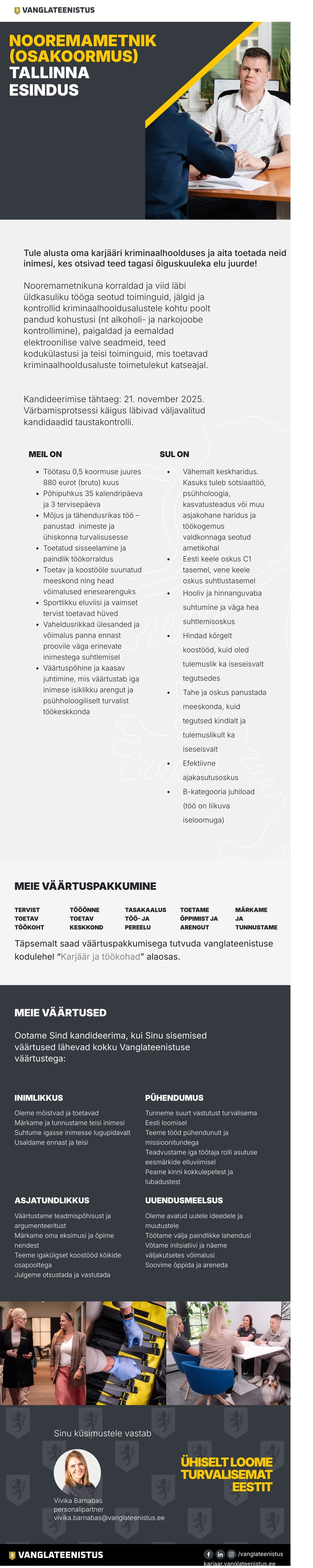 Tallinna vangla Nooremamentik (osakoormus)