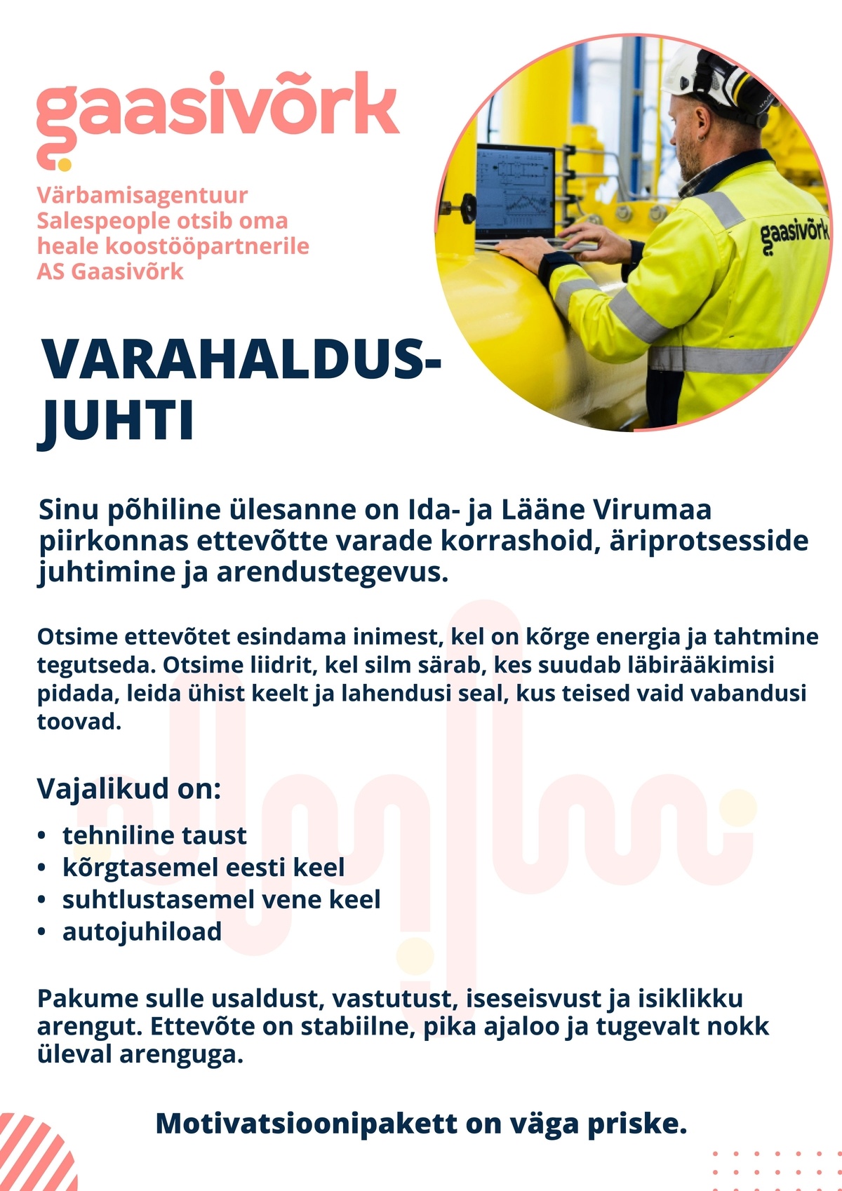 Salespeople OÜ Varahaldusjuht