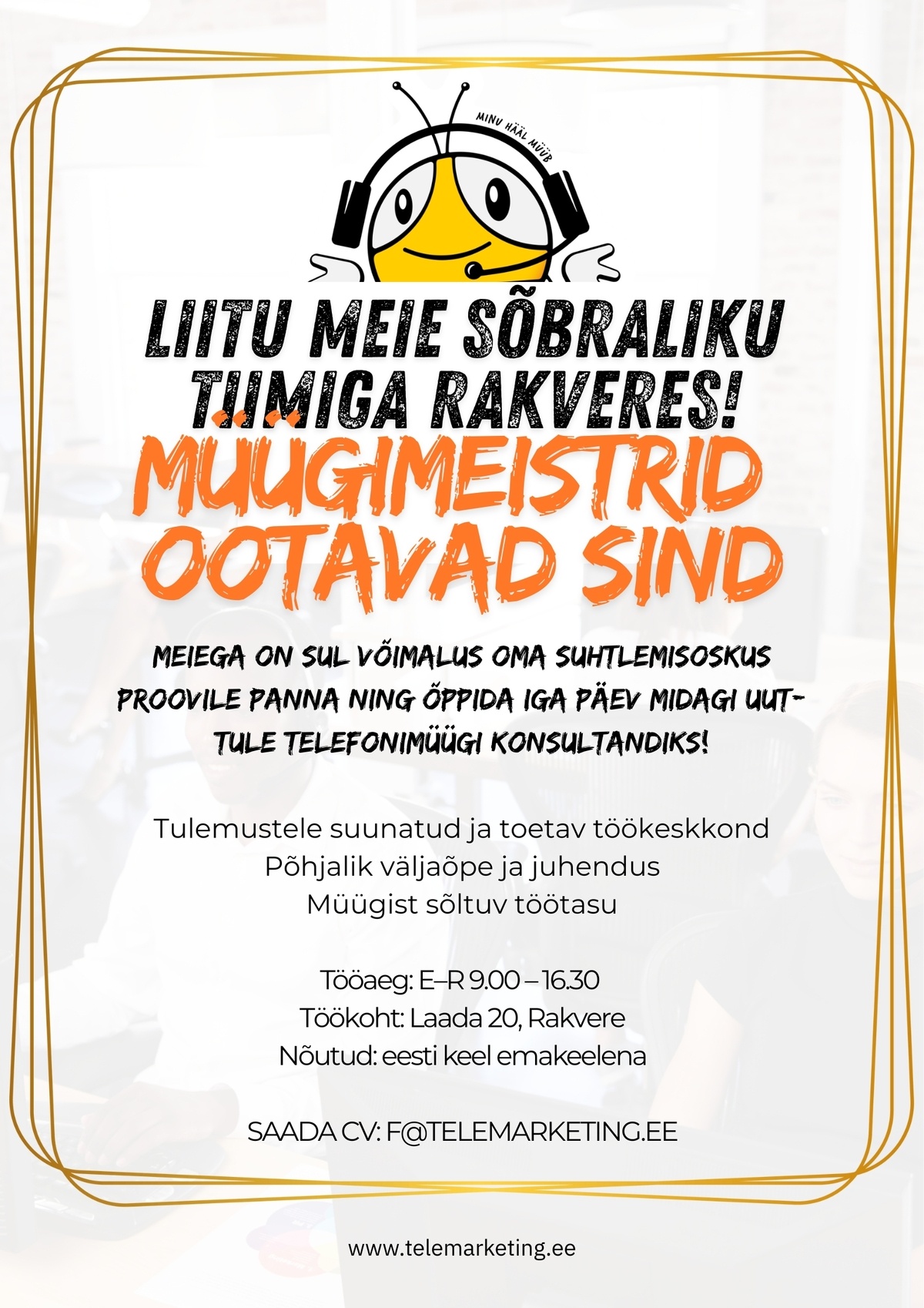 Müügimeistrite AS Müügikonsultant Rakveres