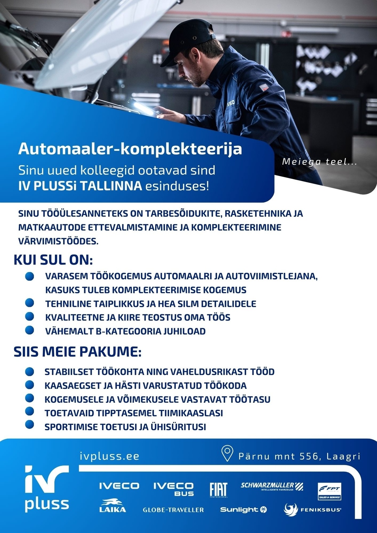 Iv Pluss AS Automaaler-komplekteerija