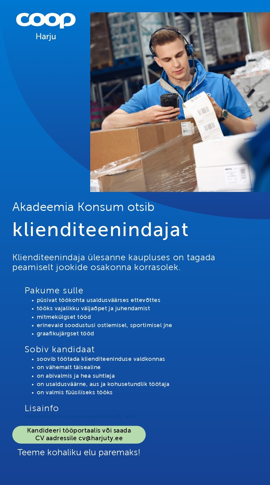 Harju Tarbijate Ühistu Klienditeenindaja Akadeemia Konsum (Coop Harju)