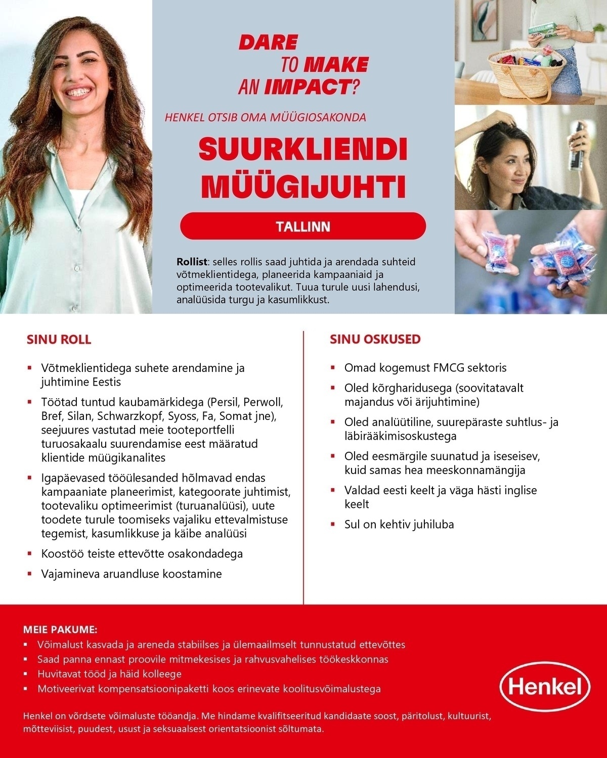 HENKEL BALTI OÜ Suurkliendi Müügijuht