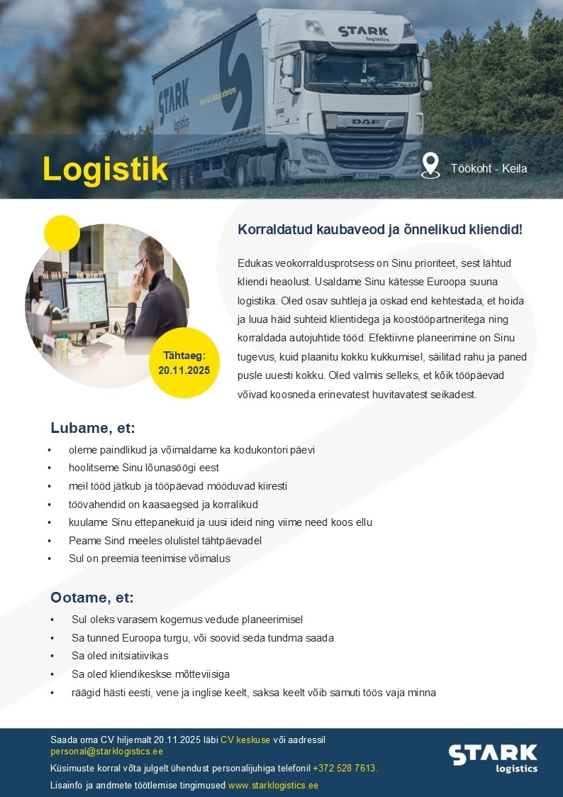 STARK LOGISTICS AS Logistik