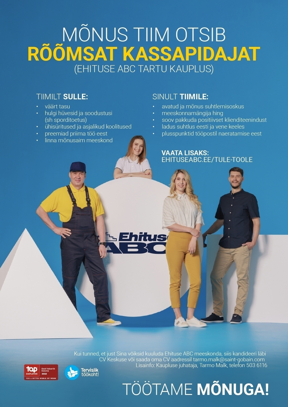 Optimera Estonia AS - Ehituse ABC Rõõmus kassapidaja (Tartu Ehituse ABC)