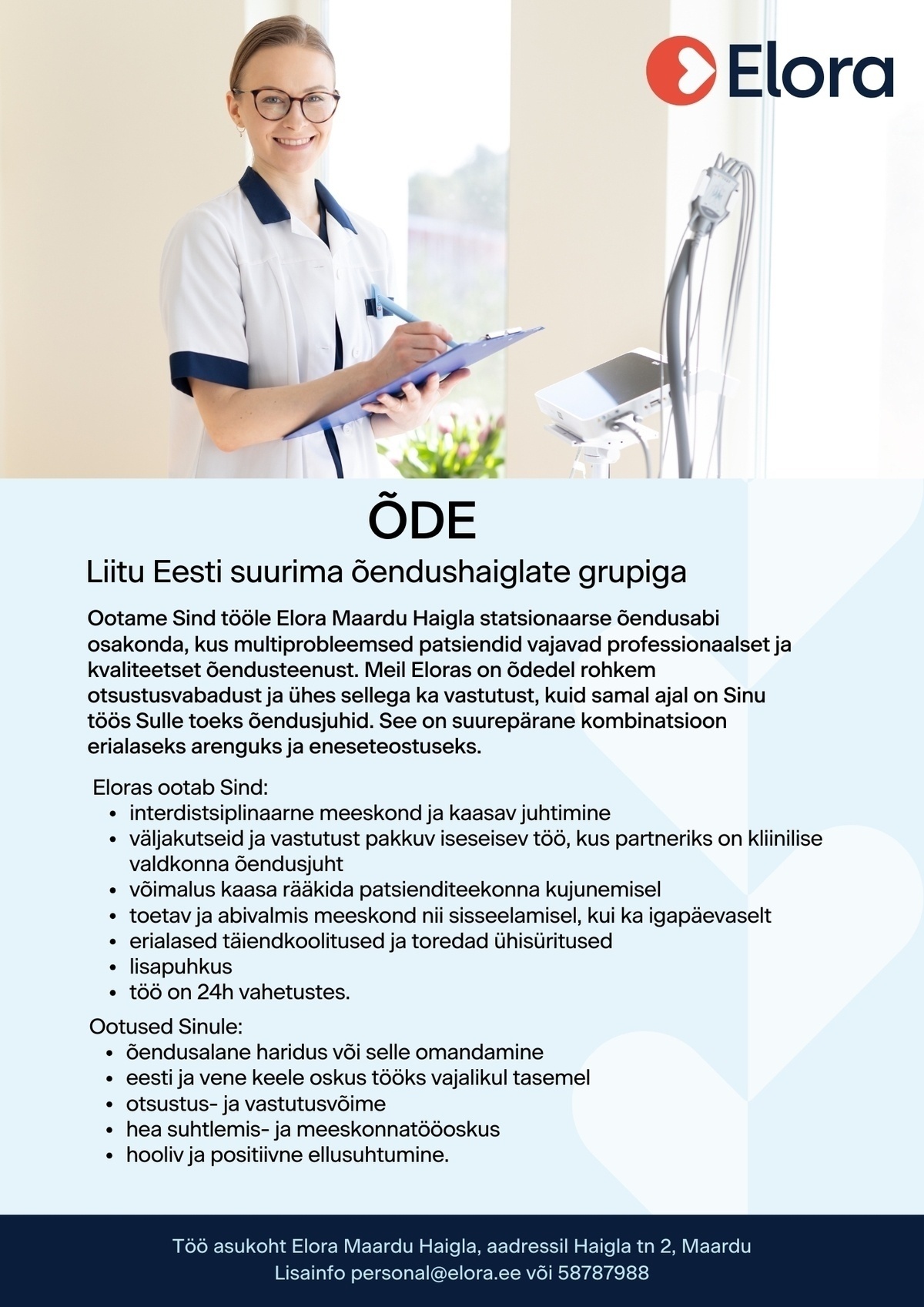 Elora Maardu Haigla AS Õde