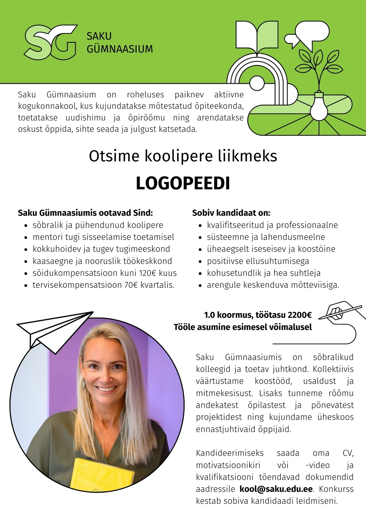 Saku Gümnaasium Logopeed