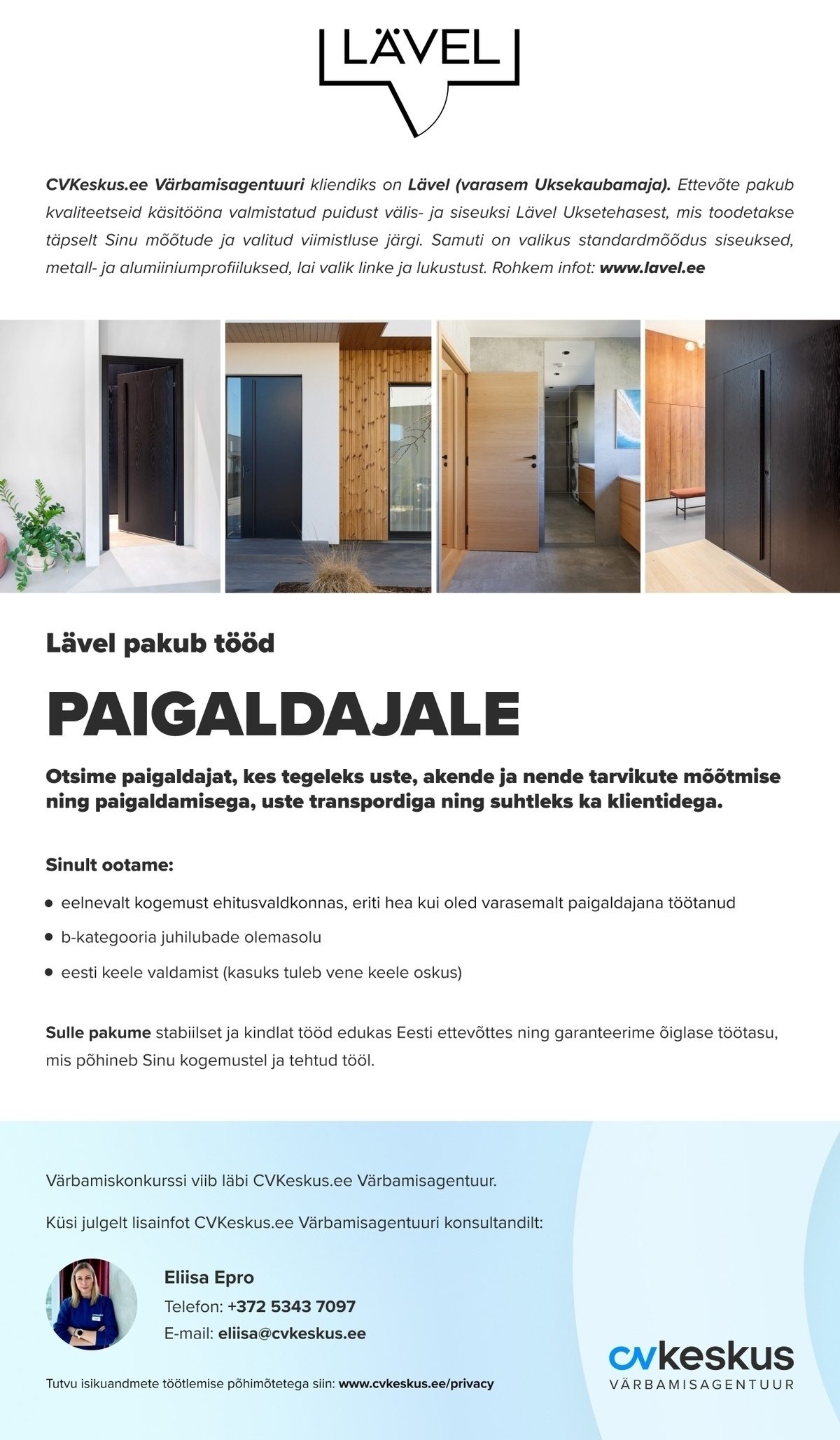 Lävel PAIGALDAJA