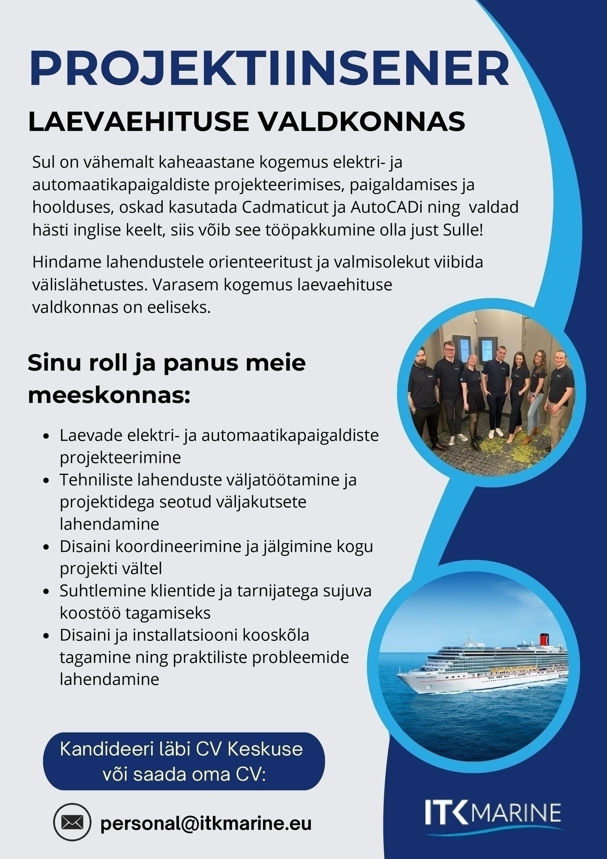 ITK MARINE OÜ Projektiinsener